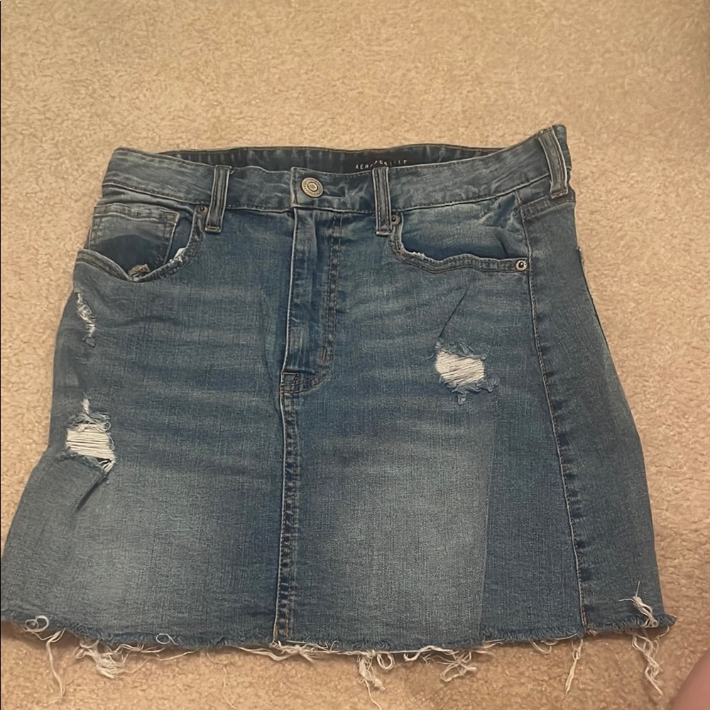 Aeropostale Blue Mini Pencil Skirt Casual